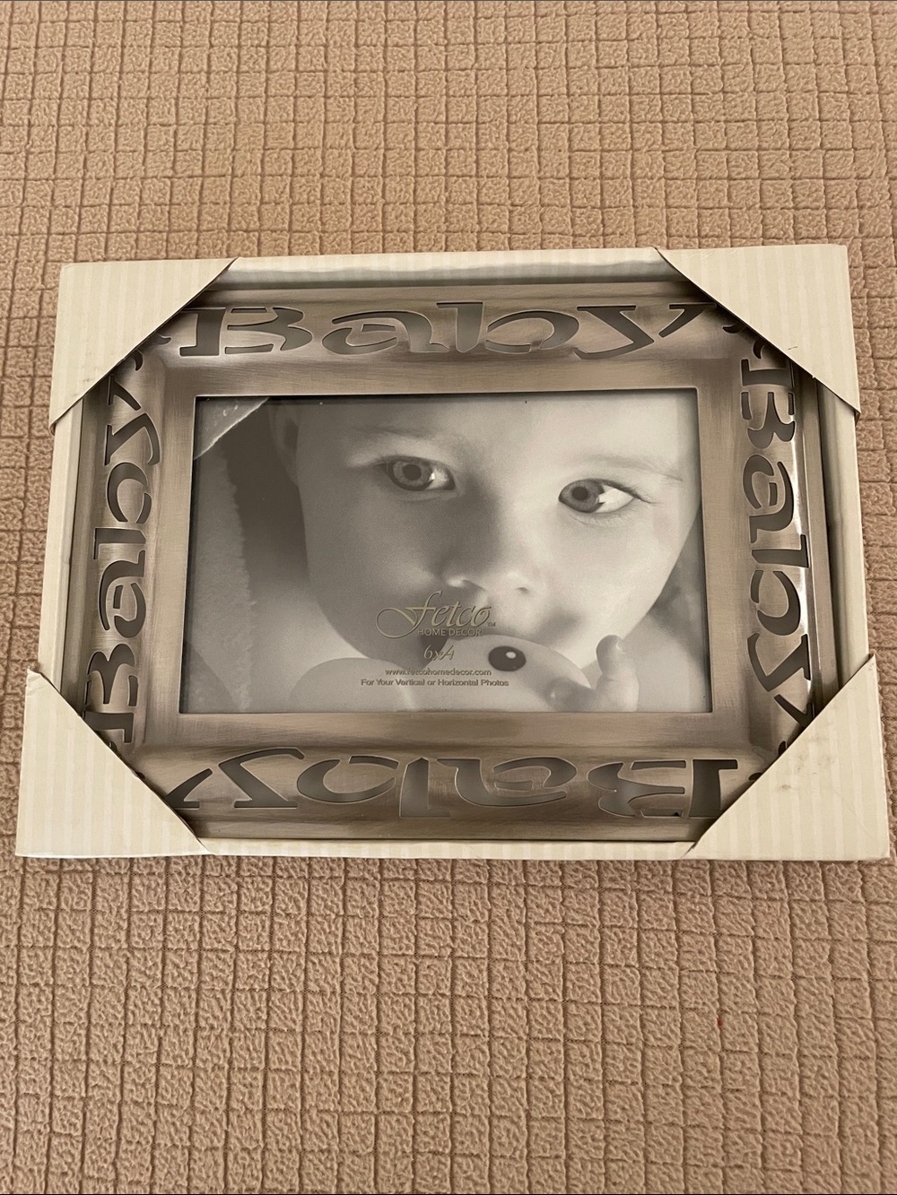 Fetco Baby Frame in Silver 6x4 NIB!